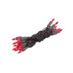 Non Connectable Red Brown Wire Mini Lights 20 Light 8.5'