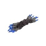 Non Connectable Blue Brown Wire Mini Lights 20 Light 8.5'