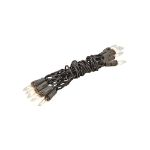 10 Light 5.5' Brown Wire Christmas Mini Lights