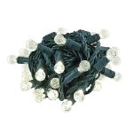 Coaxial G12 50 LED Warm White 4" Spacing Green Wire