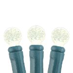 Coaxial G12 50 LED Warm White 4" Spacing Green Wire