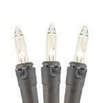 2' x 10' Super Bright Clear Net Lights - Brown Wire