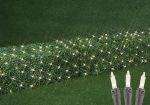 2' x 10' Super Bright Clear Net Lights - Brown Wire