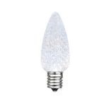 Pure White C9 LED Replacement Bulbs 25 Pack 