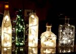 Clear 20 Light 9' Long Green Wire Christmas Mini Lights