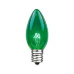 Green Twinkle C9 Bulbs 7 Watt Replacement Lamps 25 Pack