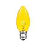 Yellow Twinkle C9 Bulbs 7 Watt Replacement Lamps 25 Pack