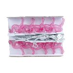 Flamingo Lights White Wire