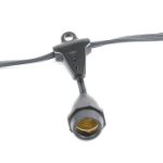 80 Warm White G50 LED Suspended Commercial Grade Intermediate Base Light Set