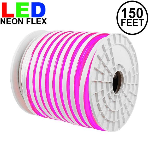 150 Ft Pink LED Neon Flex Rope Light Spool 120 Volt