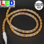 Amber LED Custom Rope Light Kit 1/2" 2 Wire 120v