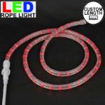 Red LED Custom Rope Light Kit 1/2" 2 Wire 120v