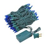 Blue Multi Function Chasing Christmas Lights