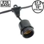 37.5' Suspended Black Commercial Grade Stringer (E26 Base)