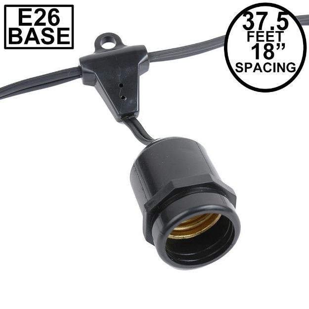 37.5' Suspended Black Commercial Grade Stringer (E26 Base)