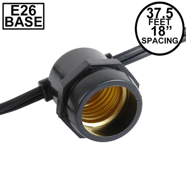 37.5' Black Commercial Grade Stringer (E26 Base)