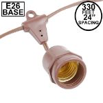 330' Suspended Brown Commercial Grade Stringer (E26 Base)