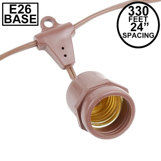 330' Suspended Brown Commercial Grade Stringer (E26 Base)