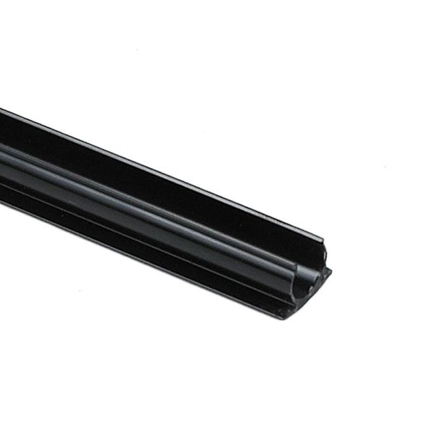 4' Rope Light Track for 3/8" Rope Lights Black