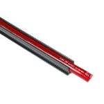 4' Rope Light Track for 3/8" Rope Lights Black