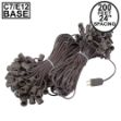 C7 200' Stringer 24" Spacing, 100 Sockets - Brown Wire