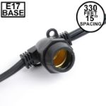 330' Black Commercial Grade Stringer 264 Intermediate (e17) Base Sockets