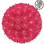 Pink 150 Light Starlight Sphere 10"