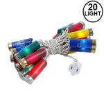 Shotgun Shell Lights Multi White Wire 