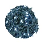 Coaxial 100 LED Pure White 6" Spacing Green Wire