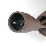 Coaxial 50 LED Warm White 4" Spacing Brown Wire