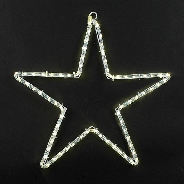24" Large Star Christmas LED Rope Light Motif