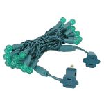 G12 25 LED Green 4" Spacing Green Wire *On Sale*