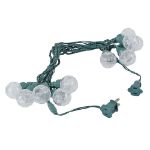 10 Multi Sparkle Orb LED G40 Pre-Lamped String Lights