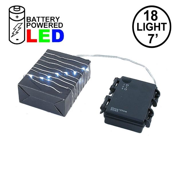 Battery Operated LED Micro Fairy Light Set Pure White***On Sale***