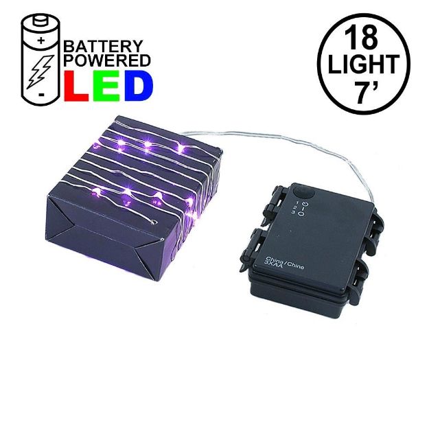 Battery Operated LED Micro Fairy Light Set Pink***On Sale***