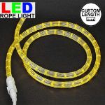 Yellow LED Custom Rope Light Kit 1/2" 2 Wire 120v