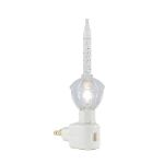 Clear with Silver Glitter Bubble Christmas Night Light