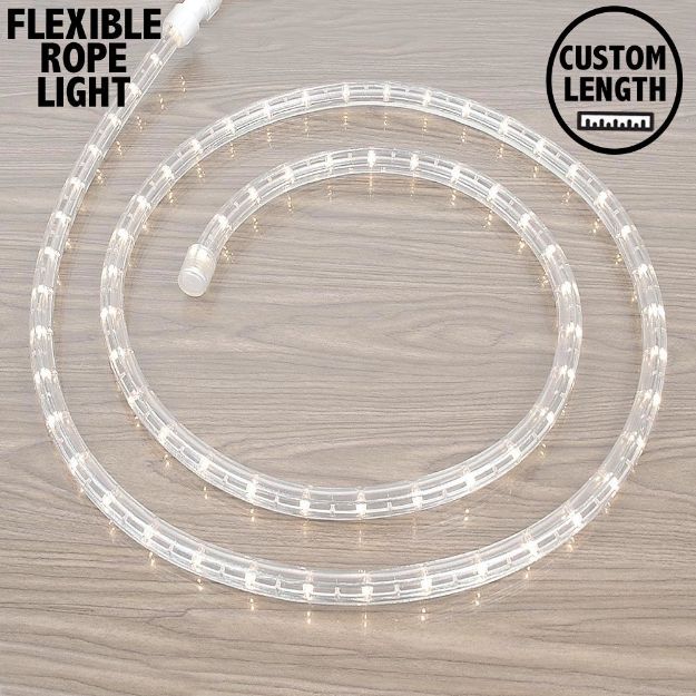 Clear Rope Light Custom Cut 1/2" 120V Incandescent
