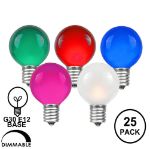 Assorted Satin G30 5 Watt Replacement Bulbs 25 Pack