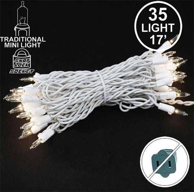 35 Light Random Twinkle Mini Lights 17' Non-Connectable