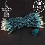50 Light Random Twinkle Mini Lights 25'