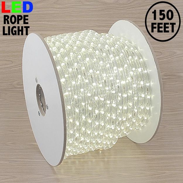 Warm White LED Spool 150' 1/2" 2 Wire 120V 