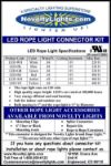 Amber LED Spool 150' 1/2" 2 Wire 12V