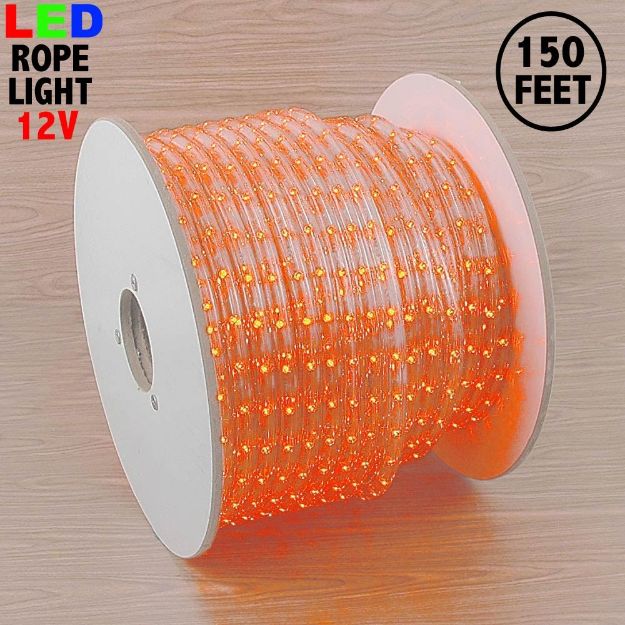 Amber LED Spool 150' 1/2" 2 Wire 12V