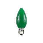 C7 - Green - Ceramic (plastic) LED Replacement Bulbs - 25 Pack