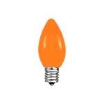 C7 - Orange - Ceramic (plastic) LED Replacement Bulbs - 25 Pack