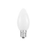 C7 - Warm White - Ceramic (plastic) LED Replacement Bulbs - 25 Pack