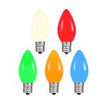 C7 - Multi - Ceramic (plastic) LED Replacement Bulbs - 25 Pack