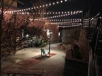 100 G40 Globe String Light Set with Clear Bulbs on White Wire