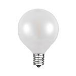 Frosted White - G40 - Plastic Filament LED Replacement Bulbs - 25 Pack